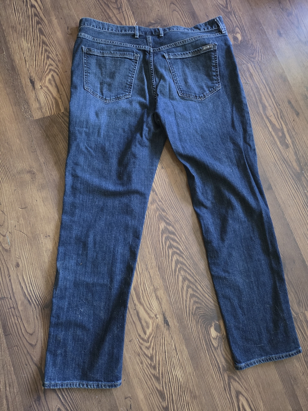 Eddie Bauer Straight Leg Women's Jeans Size 14 Pants 37 x 29 Boyfriend Fit